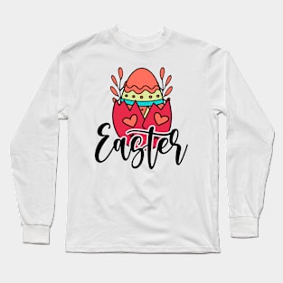 Easter Eggs - Happy Easter Day Long Sleeve T-Shirt